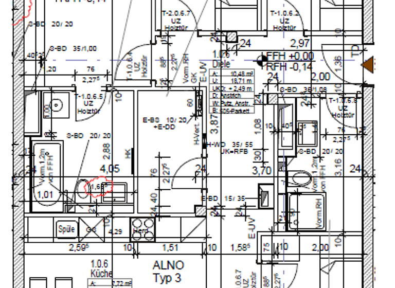 Wohnung zur Miete 1.555 € 5 Zimmer 117,8 m² EG Liesel-Bach-Straße 44 Flugfeld Böblingen 71034
