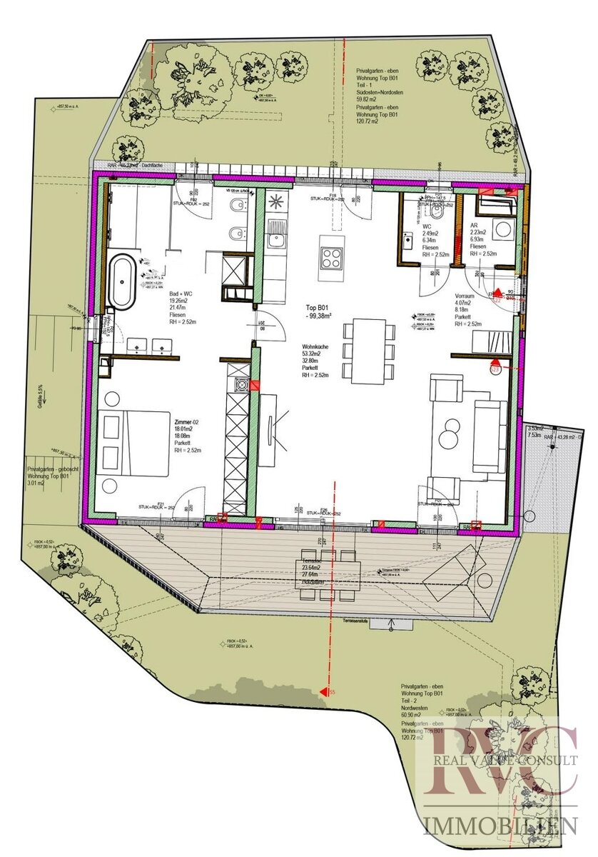 Wohnung zur Miete 2.700 € 2 Zimmer 98,3 m²<br/>Wohnfläche Igls Igls 6080