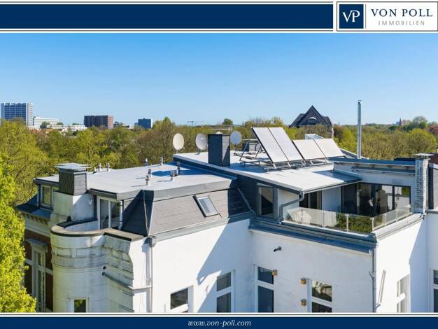Penthouse zum Kauf 1.610.000 € 5 Zimmer 179 m² 4. Geschoss Uhlenhorst Hamburg 22087