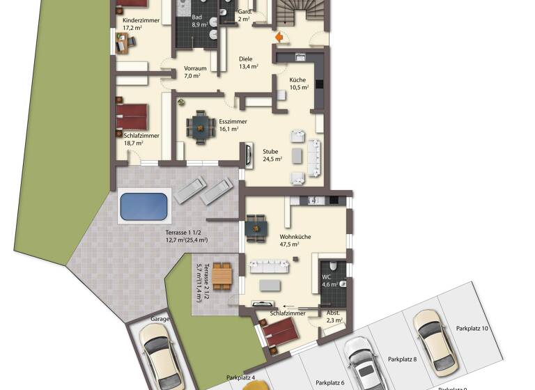 Wohnung zum Kauf 950.000 € 5,5 Zimmer 195,2 m²<br/>Wohnfläche Aising Rosenheim 83026