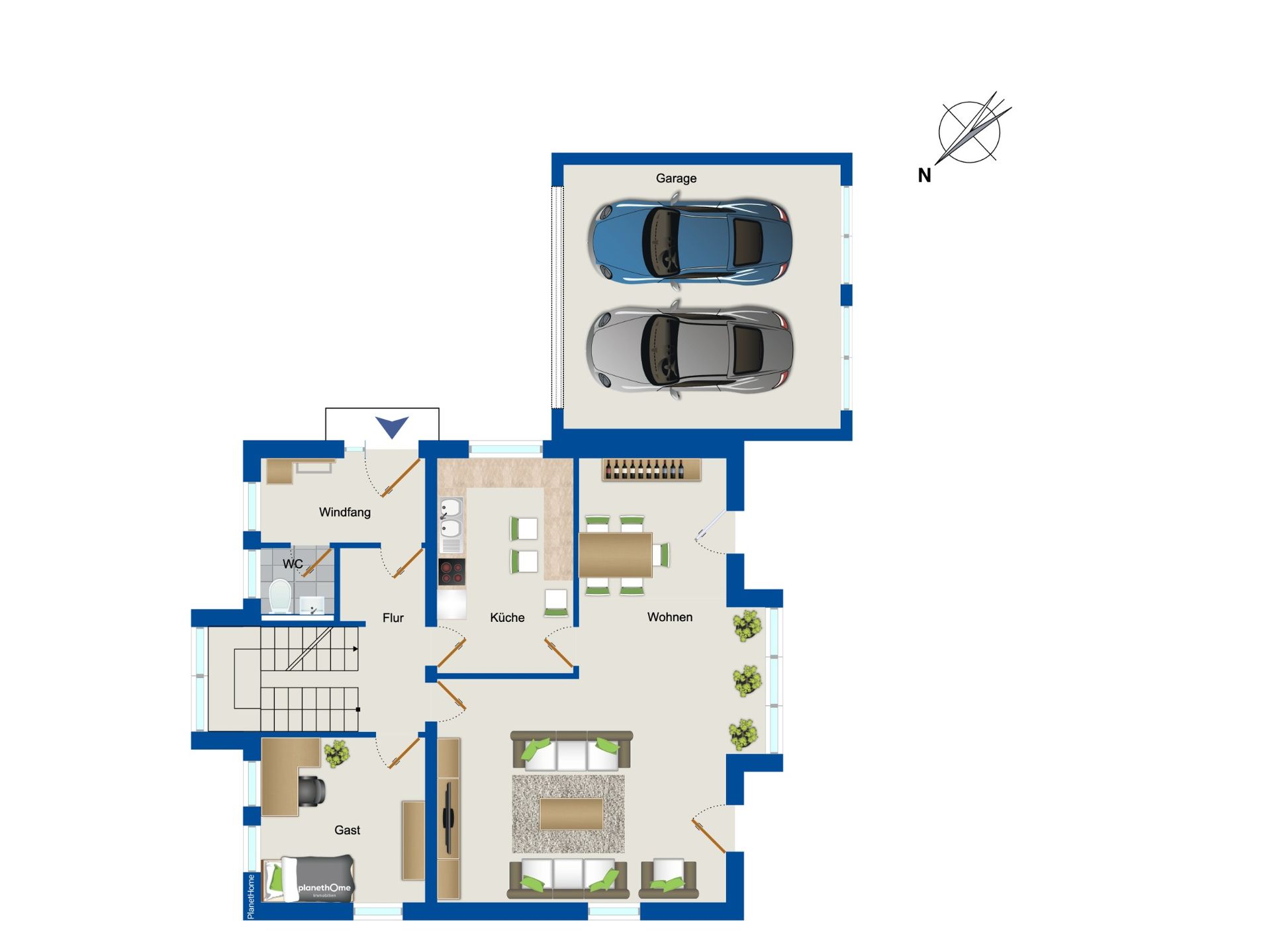 Einfamilienhaus zum Kauf 625.000 € 6 Zimmer 153 m²<br/>Wohnfläche 510 m²<br/>Grundstück Windischholzhausen Erfurt 99099