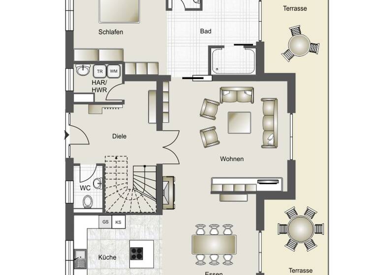 Einfamilienhaus zum Kauf 850.000 € 4 Zimmer 192 m² 1.613 m² Grundstück Puddemin Poseritz 18574