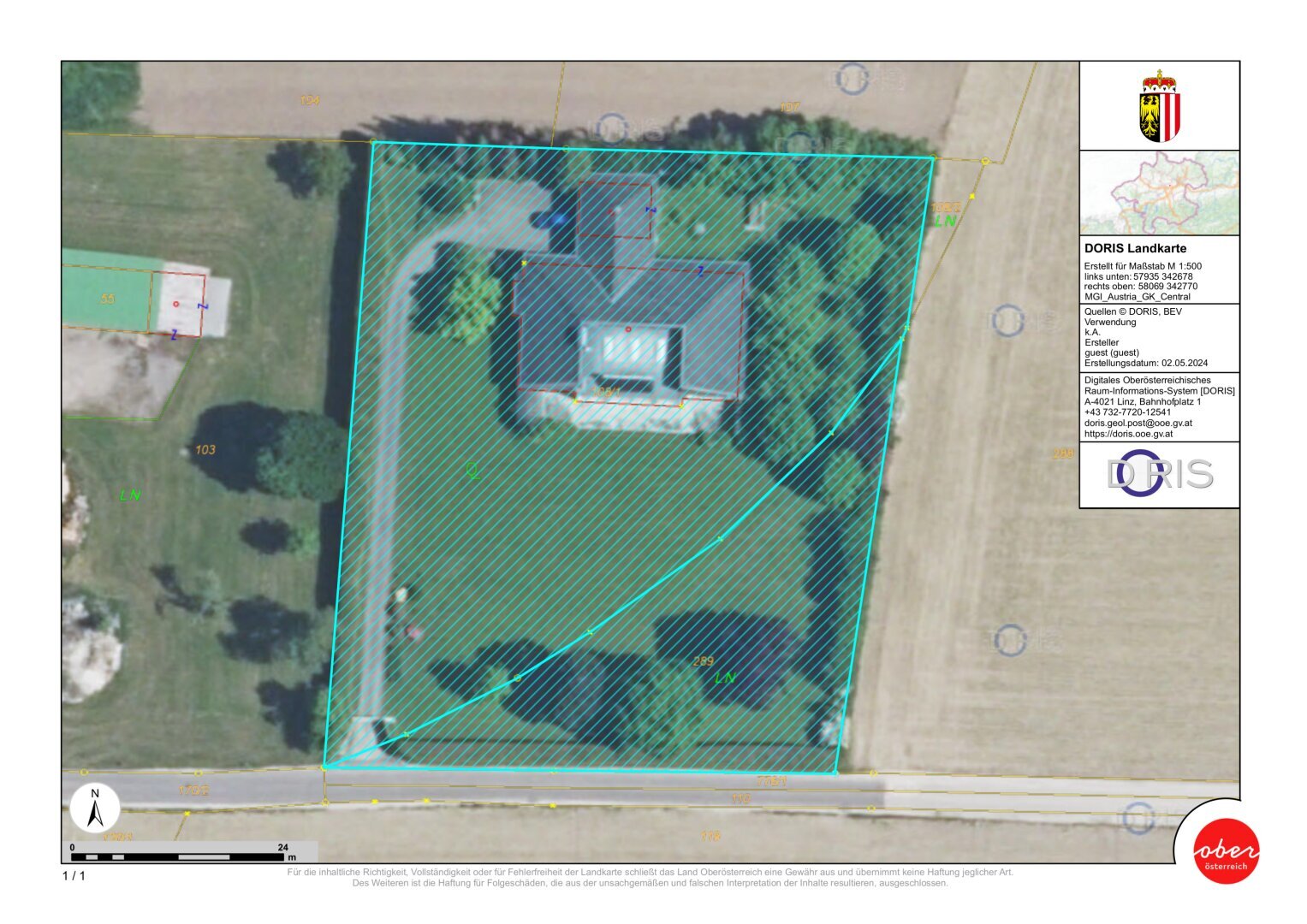 Grundstück zum Kauf 1.164.240 € 4.312 m²<br/>Grundstück Lustenau Linz 4020