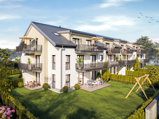 Terrassenwohnung zum Kauf - Erstbezug provisionsfrei 435.000 € 3 Zimmer 82,6 m² EG frei ab sofort Friedrich-Ebert-Straße 3 Egelsbach 63329