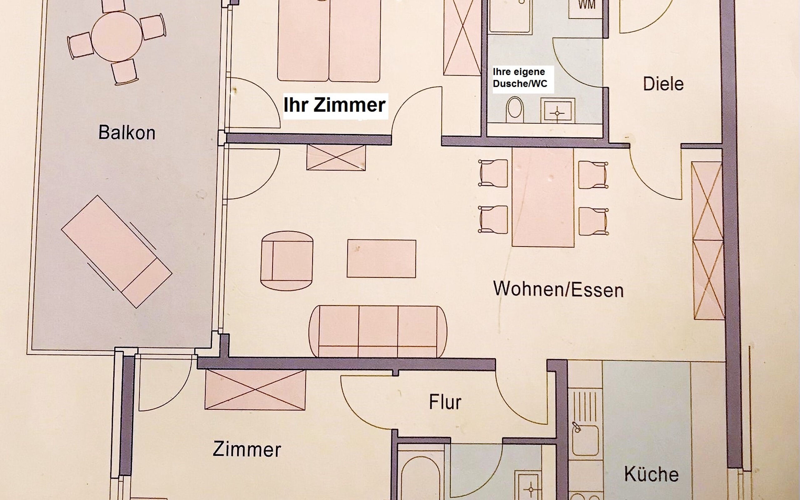 WG-Zimmer zur Miete Wohnen auf Zeit 810 € 14 m²<br/>Wohnfläche 01.01.2026<br/>Verfügbarkeit Vaihinger Straße 0 Möhringen - Mitte Stuttgart Möhringen 70567