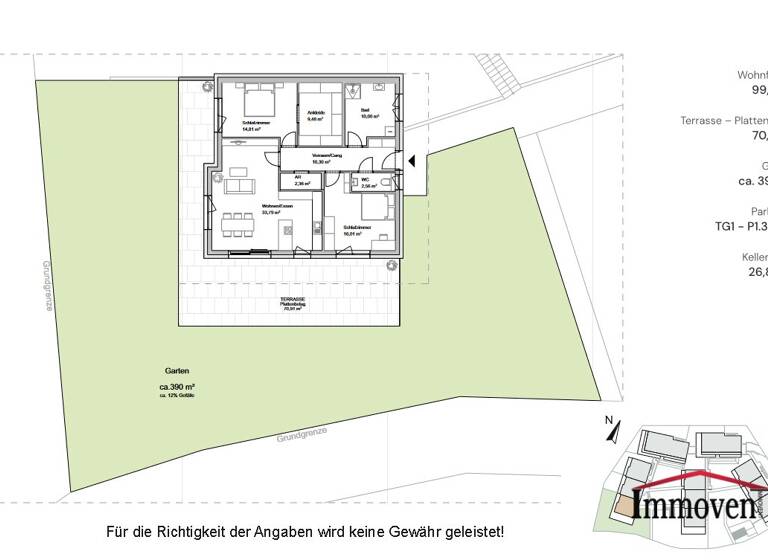 Wohnung zum Kauf - Erstbezug 748.552 € 3 Zimmer 99,3 m² Lichtensternweg Mariatrost Graz 8044