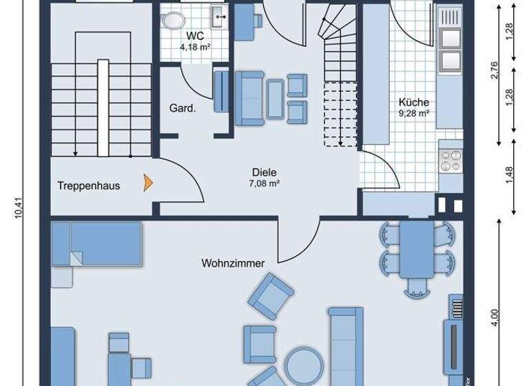 Maisonette zum Kauf 249.000 € 4 Zimmer 114,7 m² 2. Geschoss Josef-Görres-Str. Uerdingen Krefeld 47829