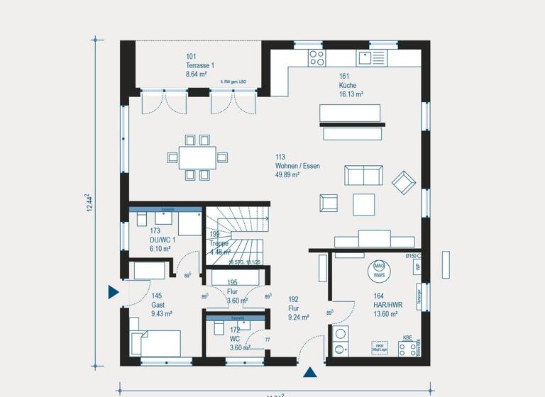 Haus zum Kauf 566.520 € 5 Zimmer 248 m² 650 m² Grundstück Wallerfangen 66798