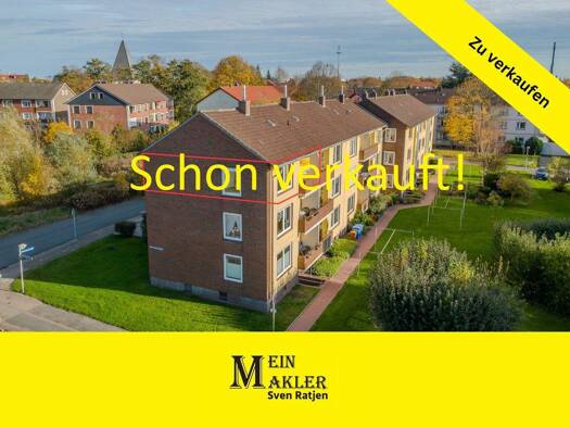 Wohnung zum Kauf 79.000 € 2 Zimmer 47,2 m² 3. Geschoss frei ab sofort Nordenham 26954