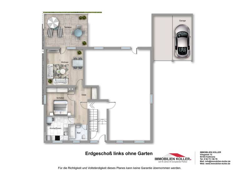 Wohnung zum Kauf 130.000 € 2 Zimmer 65 m² frei ab sofort Kallmünz 93183