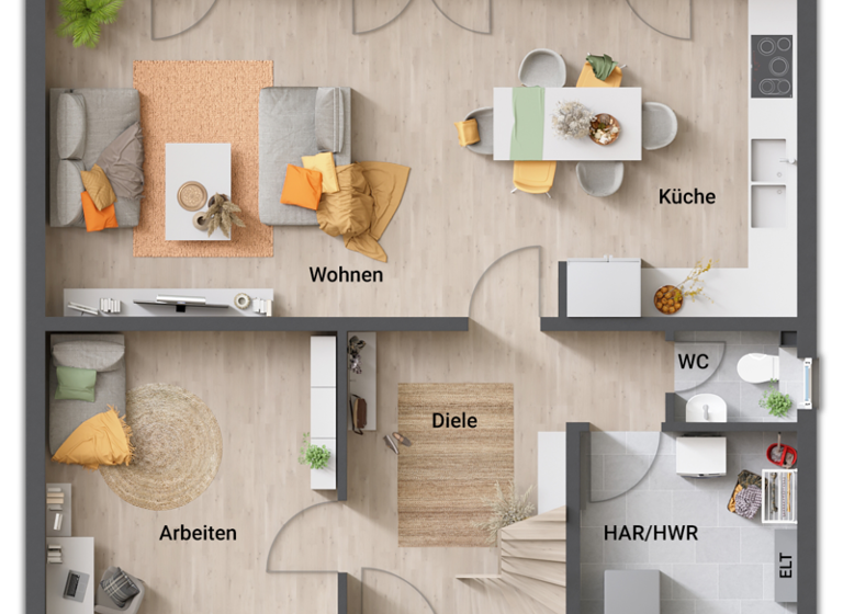 Einfamilienhaus zum Kauf provisionsfrei 383.650 € 6 Zimmer 136 m² 460 m² Grundstück Silz 76857