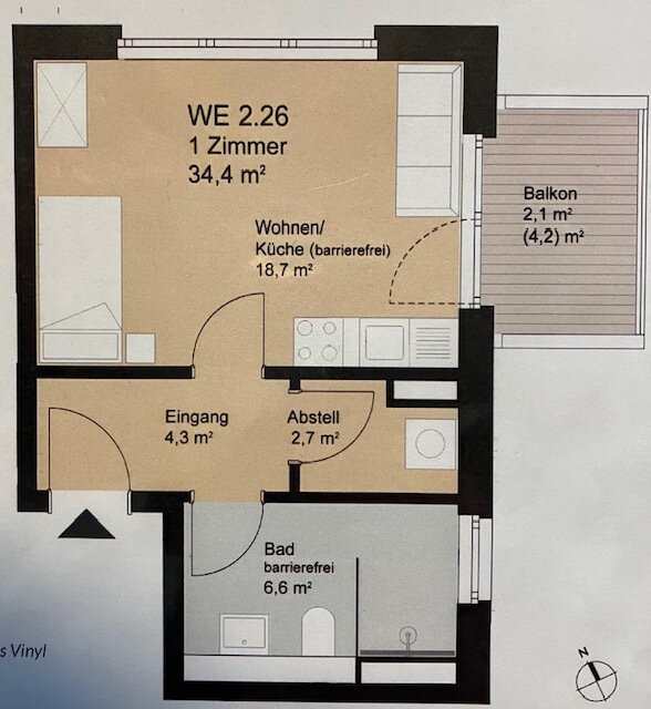 Wohnung zur Miete 690 € 1 Zimmer 35 m²<br/>Wohnfläche 2.<br/>Geschoss ab sofort<br/>Verfügbarkeit Am Amtshaus 3 Zepernick Panketal 16341