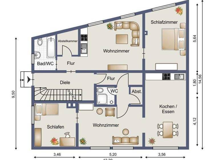 Mehrfamilienhaus zum Kauf provisionsfrei 447.000 € 289 m² 309 m² Grundstück Neustadt Neustadt in Holstein 23730
