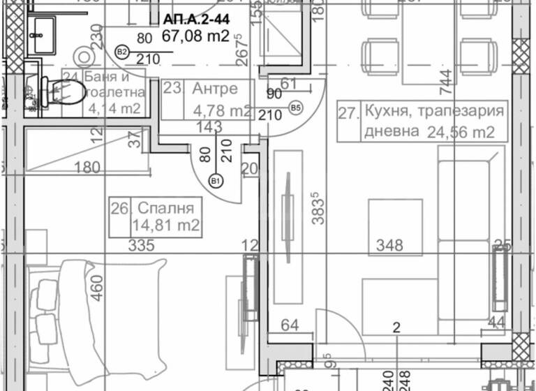 Studio zum Kauf 145.000 € 2 Zimmer 81 m² Sunny day