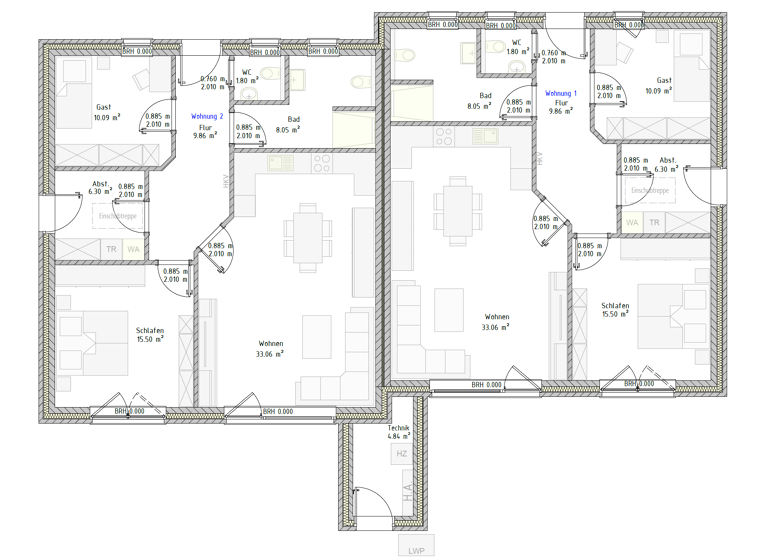 Mehrfamilienhaus zum Kauf 285.000 € 3 Zimmer 86 m²<br/>Wohnfläche Holterfehn Ostrhauderfehn 26842