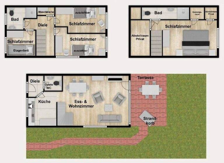 Reihenendhaus zum Kauf 699.000 € 5 Zimmer 93 m² 200 m² Grundstück Wangerooge 26486