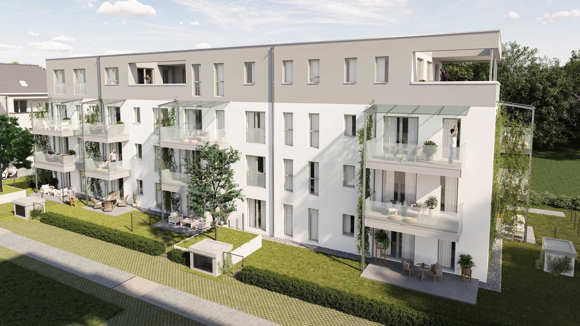 Terrassenwohnung zum Kauf provisionsfrei 469.704 € 2 Zimmer 55,6 m²<br/>Wohnfläche 1.<br/>Geschoss ab sofort<br/>Verfügbarkeit Hofmannstr. 116 Stubenloh Erlangen 91052