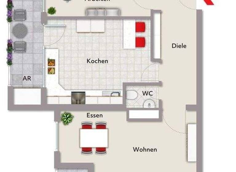 Wohnung zum Kauf 439.000 € 4 Zimmer 122,6 m² frei ab sofort Nordostbahnhof Nürnberg 90491