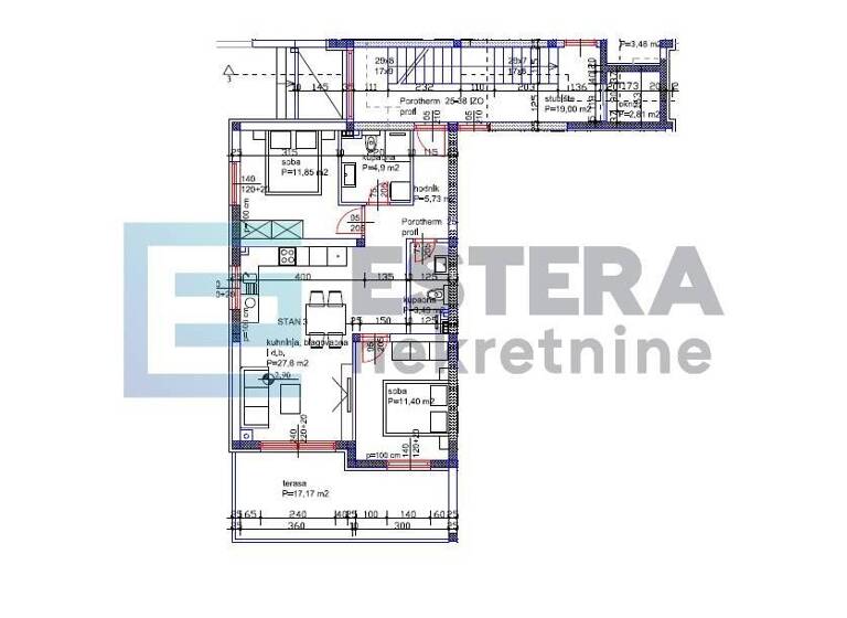 Wohnung zum Kauf 278.000 € 2 Zimmer 76 m² 1. Geschoss Sveti Filip i Jakov