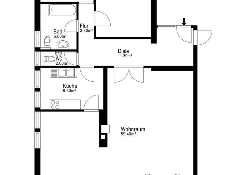 Wohnung zum Kauf provisionsfrei 550.000 € 3 Zimmer 126,2 m² frei ab sofort Wellingsbüttel Hamburg  22391