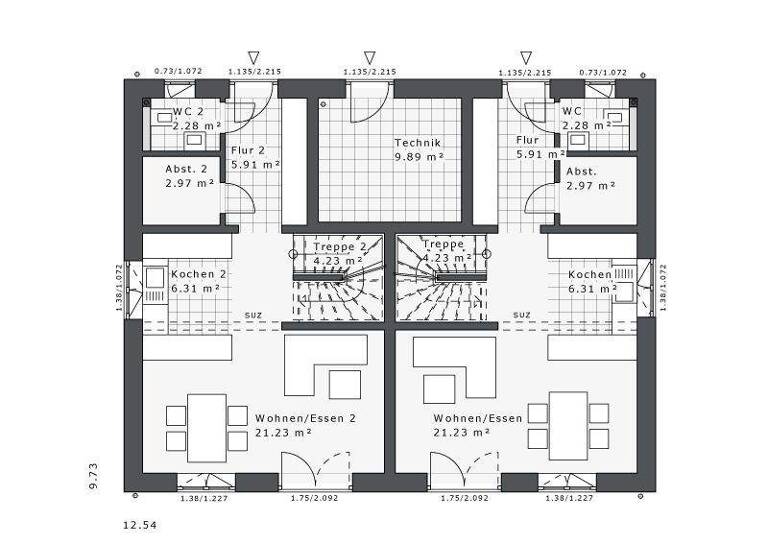Doppelhaushälfte zum Kauf provisionsfrei 999.000 € 8 Zimmer 191 m² 1.000 m² Grundstück Leichlingen Leichlingen (Rheinland) 42799
