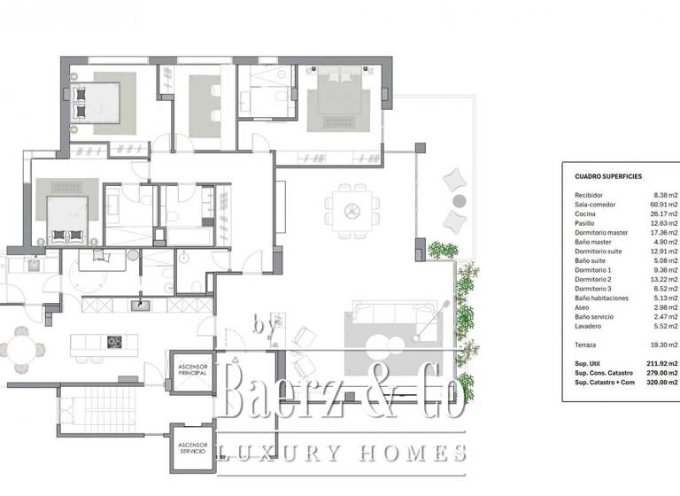 Studio zum Kauf 2.200.000 € 211 m² barcelona 8017