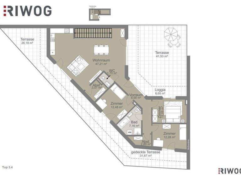 Wohnung zum Kauf - Erstbezug 504.000 € 4 Zimmer 112 m² frei ab sofort Bachgasse 1 Wolkersdorf im Weinviertel 2120