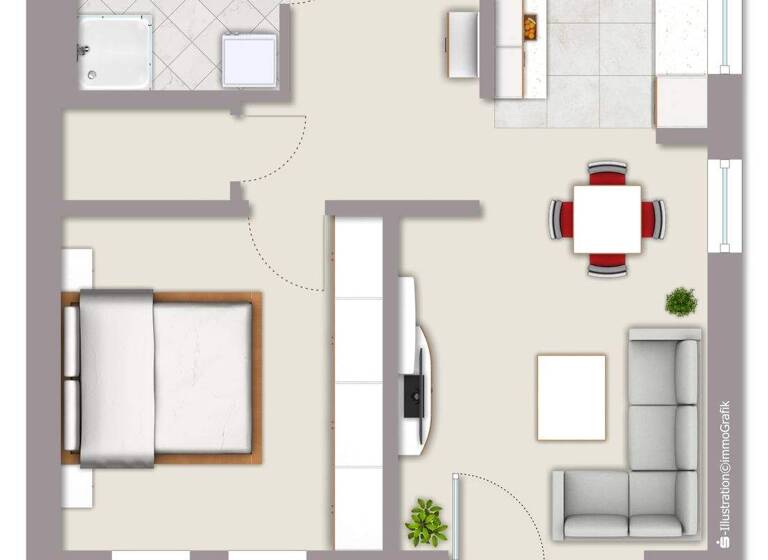Wohnung zum Kauf provisionsfrei 244.900 € 2 Zimmer 65,2 m² Niederwald Kirchhain 35274