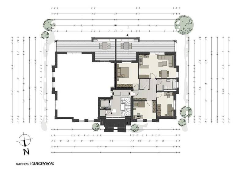 Wohnung zur Miete - Erstbezug 2.050 € 4 Zimmer 96 m² 1. Geschoss Carl-Adam-Petri-Straße Nauener Vorstadt Potsdam 14469