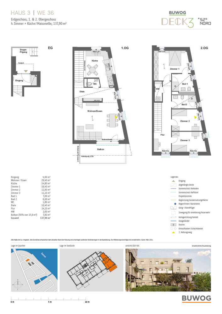 Maisonette zum Kauf 796.000 € 4 Zimmer 137,9 m²<br/>Wohnfläche EG<br/>Geschoss An der Dahme Grünau Berlin 12527