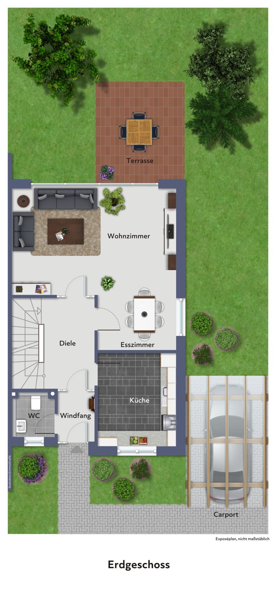 Doppelhaushälfte zum Kauf 392.000 € 3 Zimmer 98 m²<br/>Wohnfläche 263 m²<br/>Grundstück Schotthock - West / Baarentelgen Rheine 48429