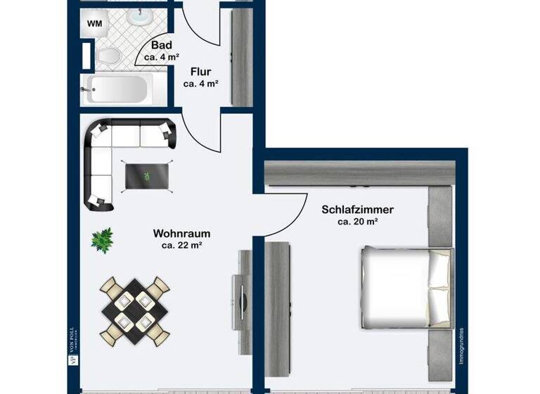 Wohnung zum Kauf 199.000 € 2 Zimmer 64 m² 1. Geschoss Havelse Garbsen / Havelse 30823