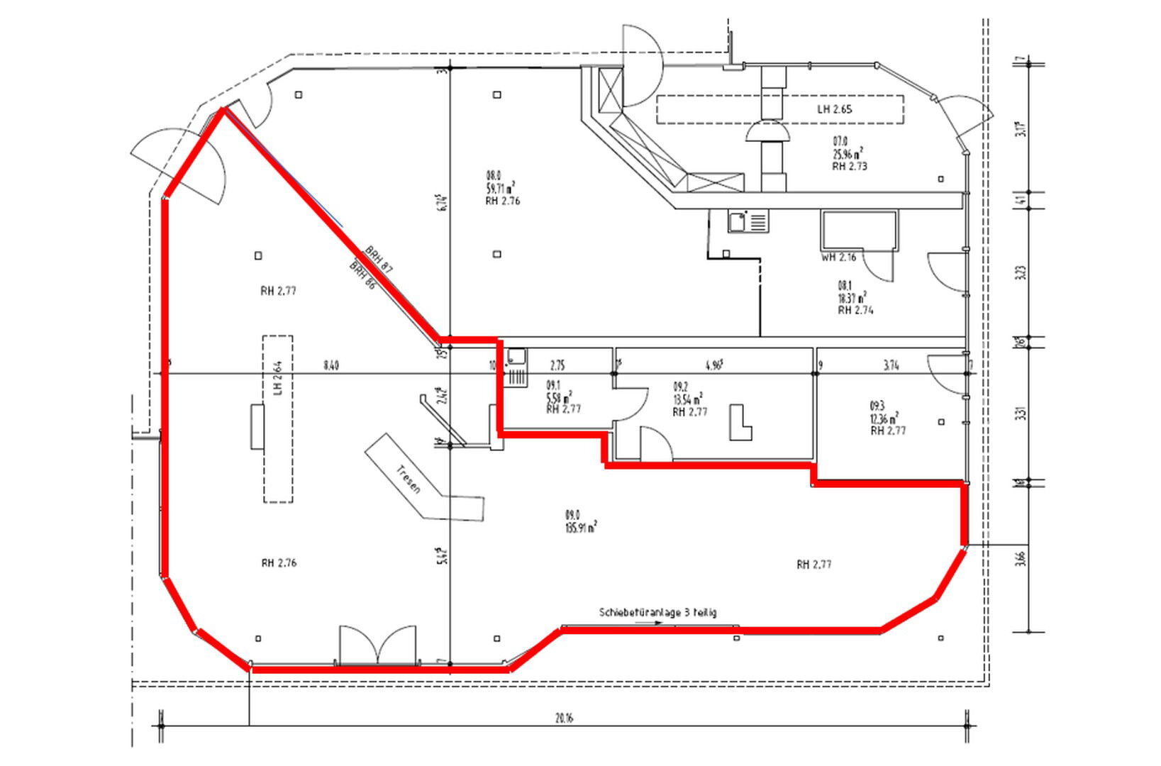 Ladenfläche zur Miete provisionsfrei 135,9 m²<br/>Verkaufsfläche Vetschauer Straße 70 Spremberger Vorstadt Cottbus 03048