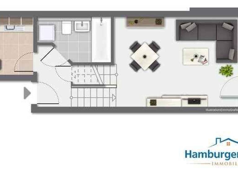 Maisonette zum Kauf 320.000 € 2 Zimmer 60 m² Osdorf Hamburg 22549