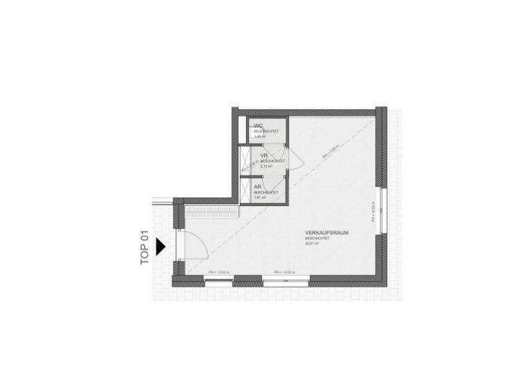 Büro zum Kauf - Erstbezug 188.793 € 1 Zimmer 38,3 m² Bürofläche Franz-Liszt-Gasse Neusiedl am See 7100