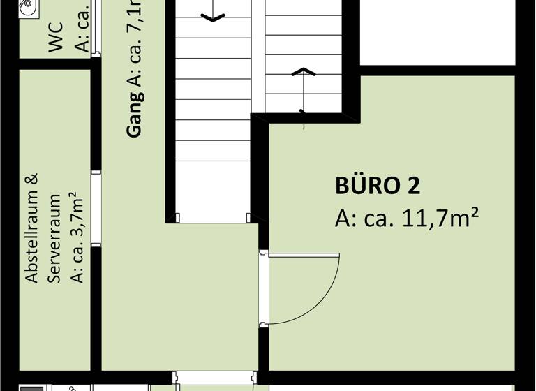 Büro zur Miete 550 € 2 Zimmer 40 m² Bürofläche Grafenwaldweg 3 Klaus 6833