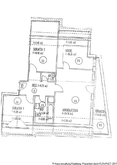 Wohnung zur Miete 650 € 3 Zimmer 80 m² 3. Geschoss frei ab sofort Oststraße 2 Radeberg Radeberg 01454