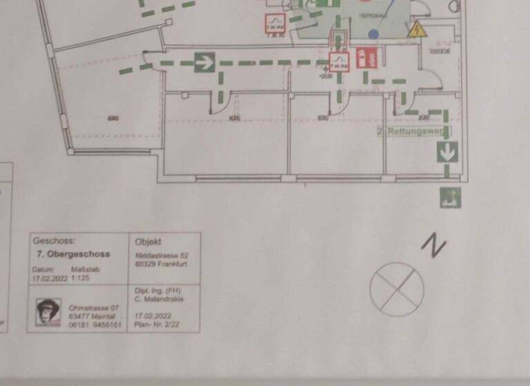 Bürofläche zur Miete provisionsfrei 8 € 230 m² Bürofläche NIDDASTR Bahnhofsviertel Frankfurt am Main 60329