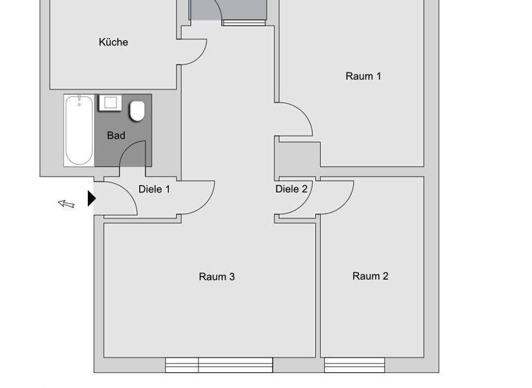 Wohnung zur Miete 528 € 3 Zimmer 64 m² 2. Geschoss frei ab 01.05.2026 Bischof-Freundorfer-Weg 8 Kempten Kempten (Allgäu) 87439