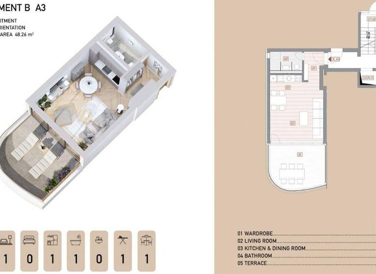 Wohnung zum Kauf 450.000 € 2 Zimmer 37 m² 2. Geschoss Opatija 0
