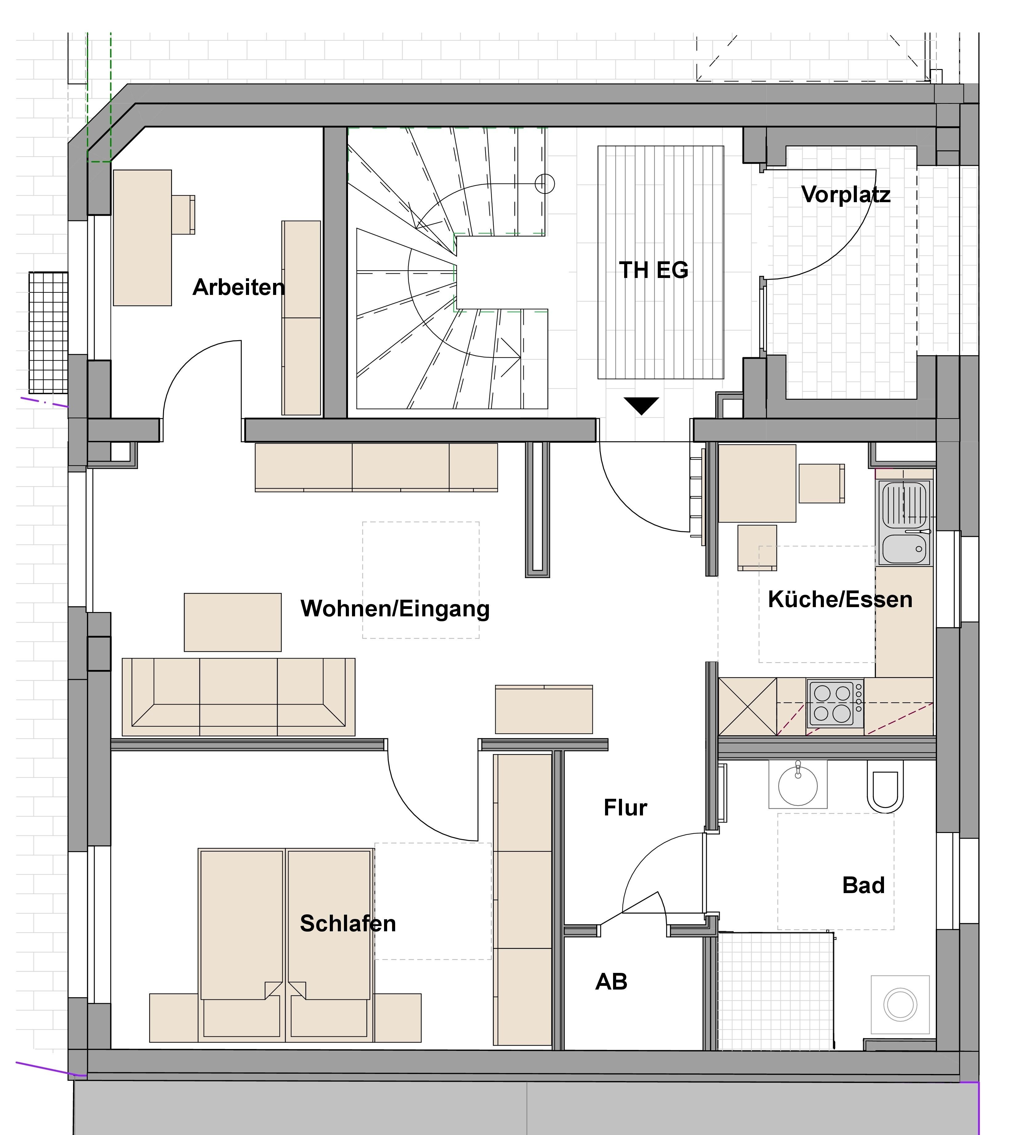 Wohnung zur Miete 595 € 2,5 Zimmer 55 m²<br/>Wohnfläche EG<br/>Geschoss 01.04.2025<br/>Verfügbarkeit Cronegkstr. 4/6 Stadt Ansbach 91522