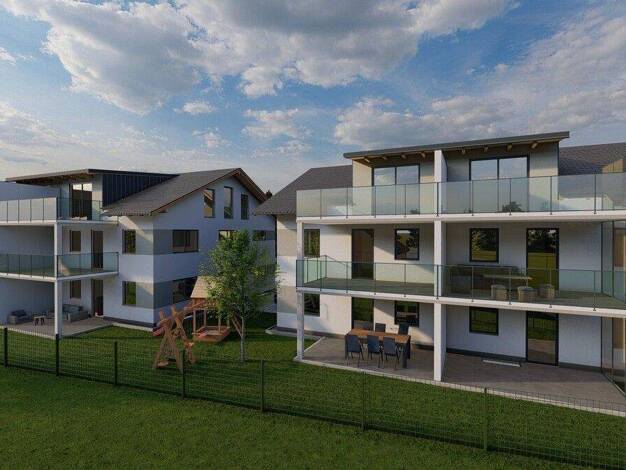 Wohnung zum Kauf - Erstbezug 280.000 € 2,5 Zimmer 58,1 m² frei ab 01.07.2026 Deggendorfer Str. 17b Oberahrain Essenbach / Oberahrain 84051