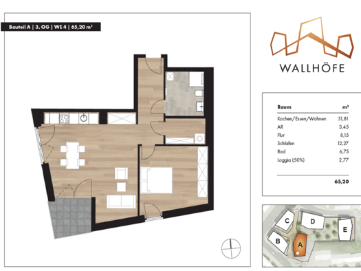 Wohnung zur Miete 2 Zimmer 65,2 m² frei ab 01.03.2026 Düsseldorfer Straße Zentrum Ratingen 40878