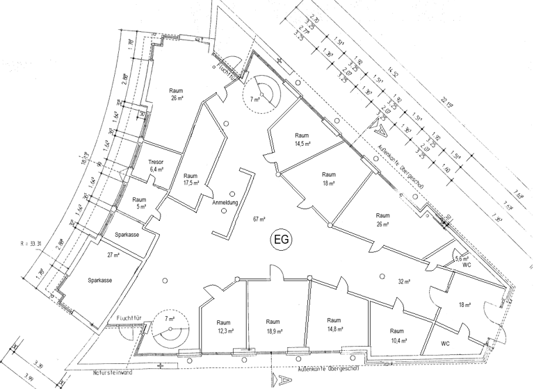 Büro zum Kauf 636 m² Bürofläche Oberkaufungen Kaufungen 34260