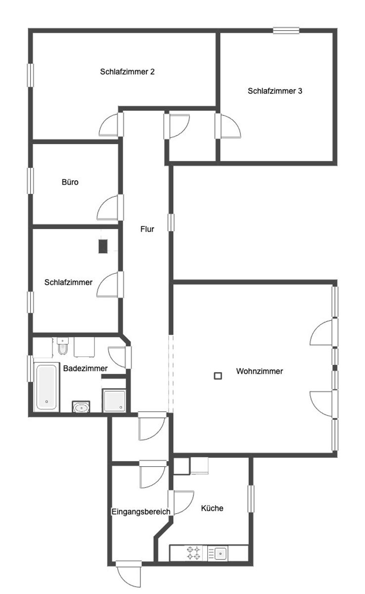 Wohnung zum Kauf 165.000 € 5 Zimmer 110,3 m²<br/>Wohnfläche 1.<br/>Geschoss 15.07.2025<br/>Verfügbarkeit Scheidingen Welver 59514