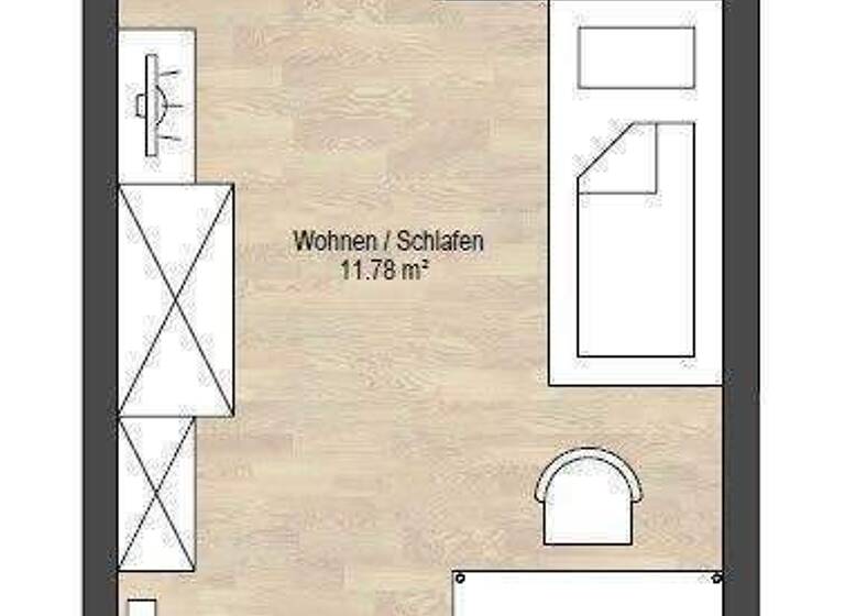 Studio zum Kauf als Kapitalanlage geeignet 115.500 € 1 Zimmer 19 m² Wiesenstraße 10 Deggendorf 94469