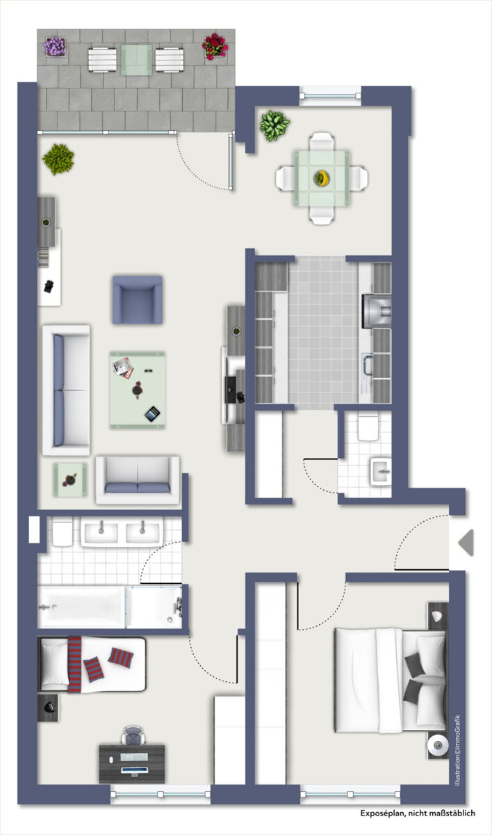 Wohnanlage zum Kauf provisionsfrei als Kapitalanlage geeignet 280.000 € 3 Zimmer 81 m²<br/>Fläche Richterich Aachen 52072