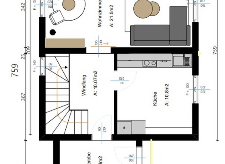 Doppelhaushälfte zum Kauf provisionsfrei 4 Zimmer 105,6 m² 412 m² Grundstück Zell am See 5700