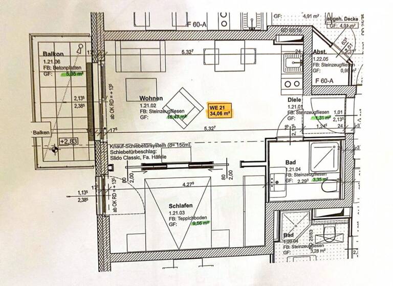 Studio zum Kauf 184.500 € 2 Zimmer 34 m²<br/>Wohnfläche EG<br/>Geschoss Drewinscher Weg 10 Balm Benz 17429