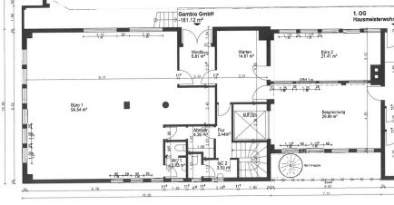 Bürofläche zur Miete 1.490 € 181 m²<br/>Bürofläche Osterfeuerberg Bremen 28219